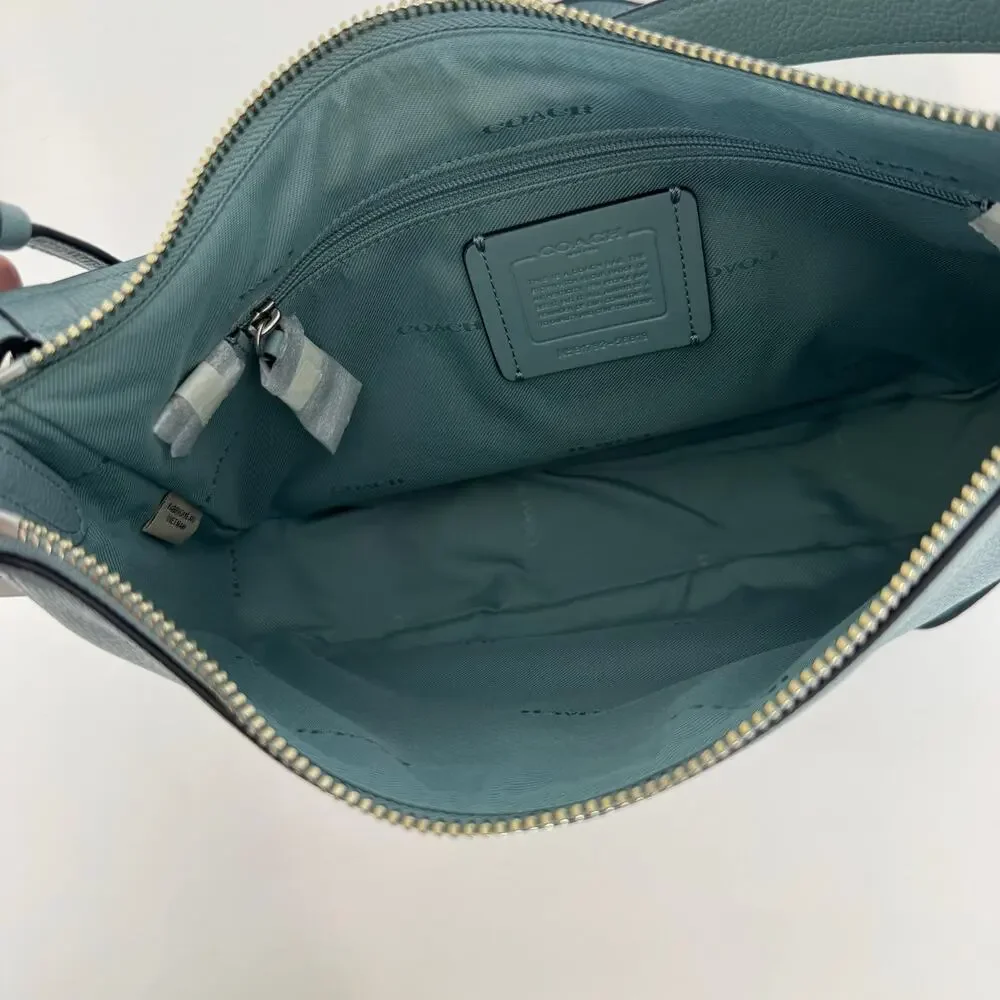 Coach Chelsea Crossbody Shoulder Bag Leather Marine Light Blue 56819 NWT - Picture 13 of 15
